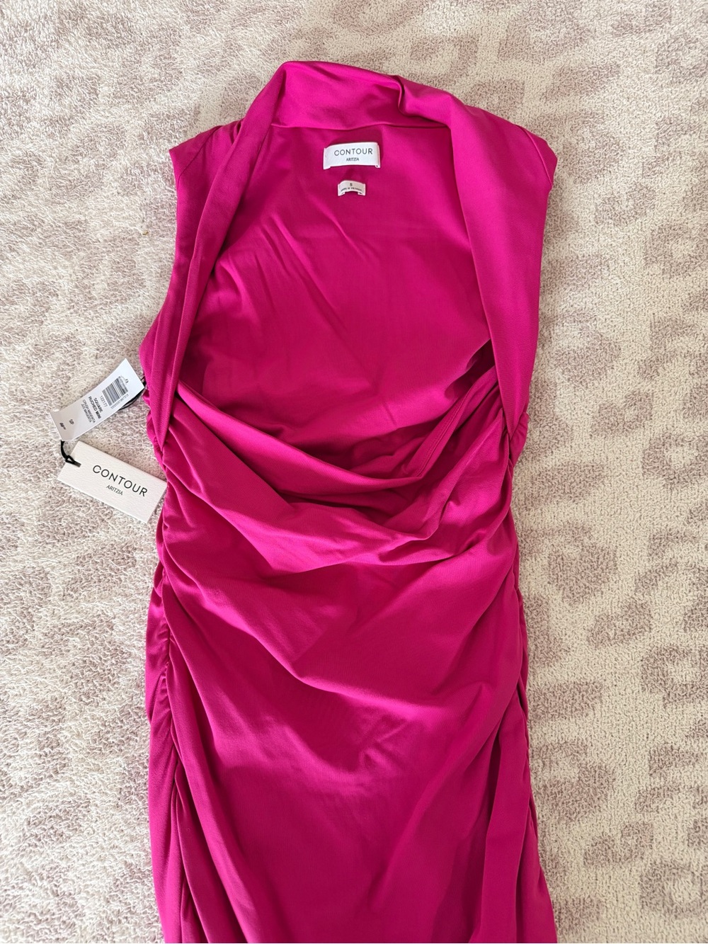 Aritzia Contour Ruched Mini Dress
